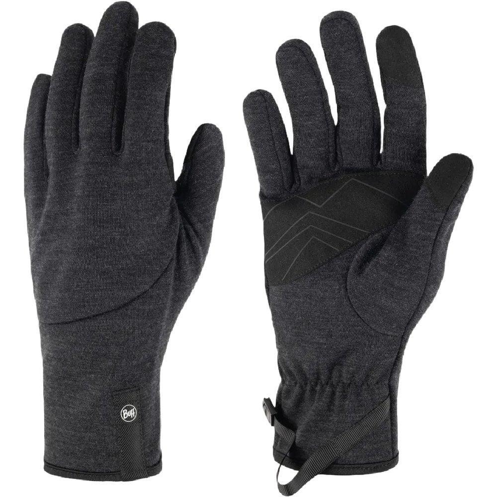 Buff Merino Fleece Gloves Black