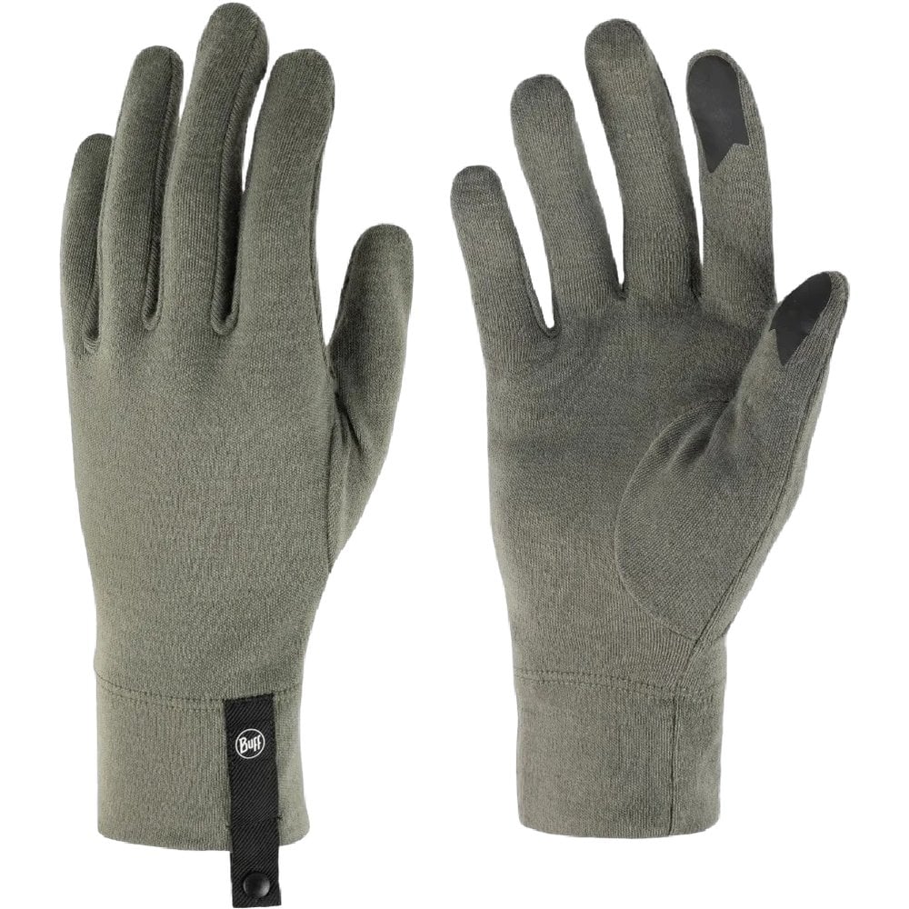 Buff Merino Midweight Gloves Khaki