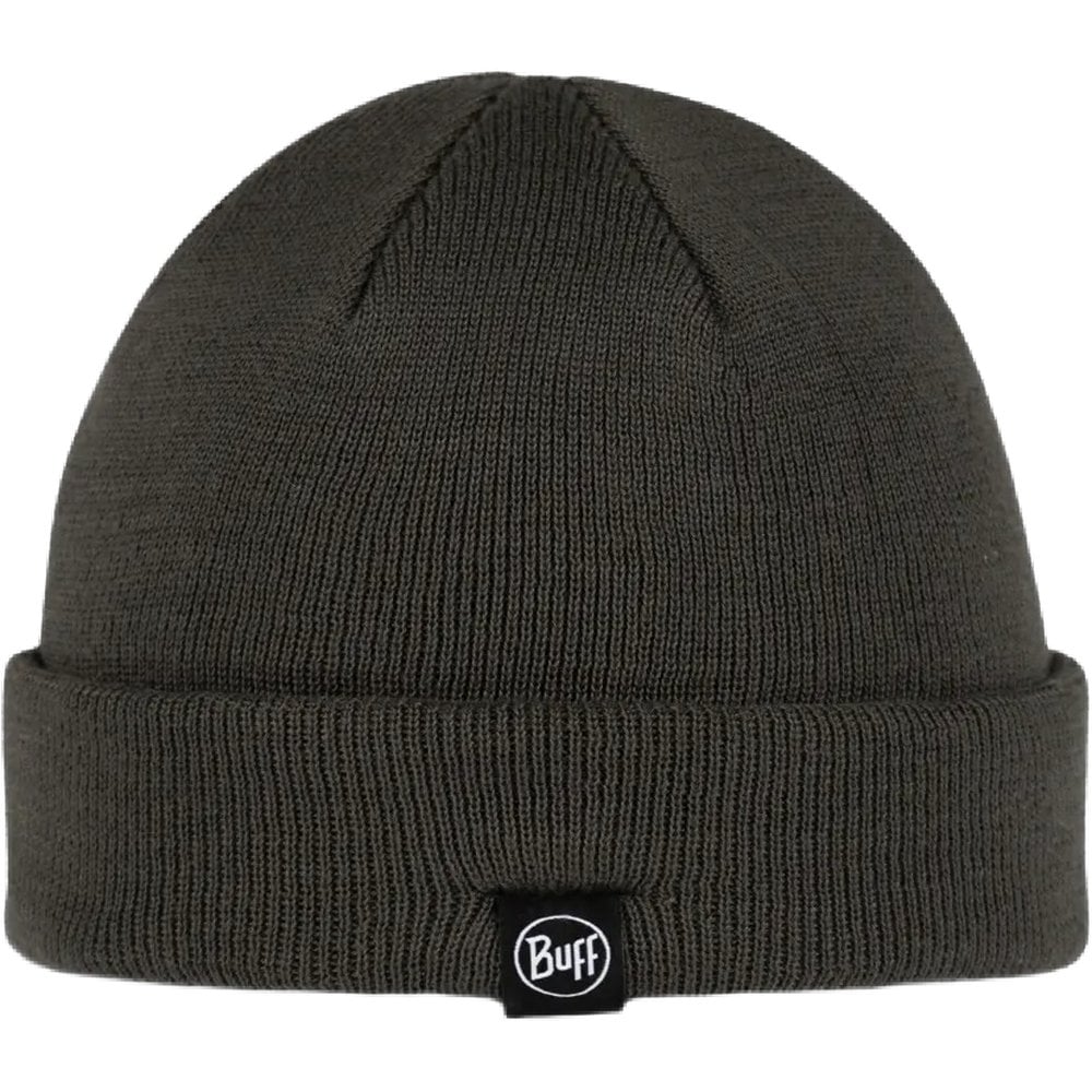 Buff Knitted Beanie Lilon Fisherman Bottle Green