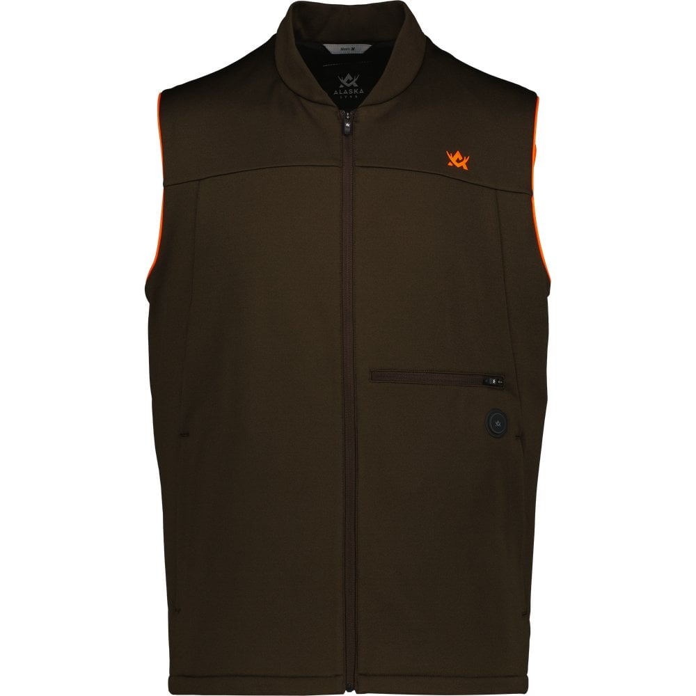 Alaska 1795 Heat System Hunter Vest Solid Brown