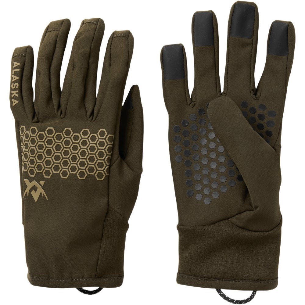 Alaska 1795 Chaser Stretch Gloves Solid Brown
