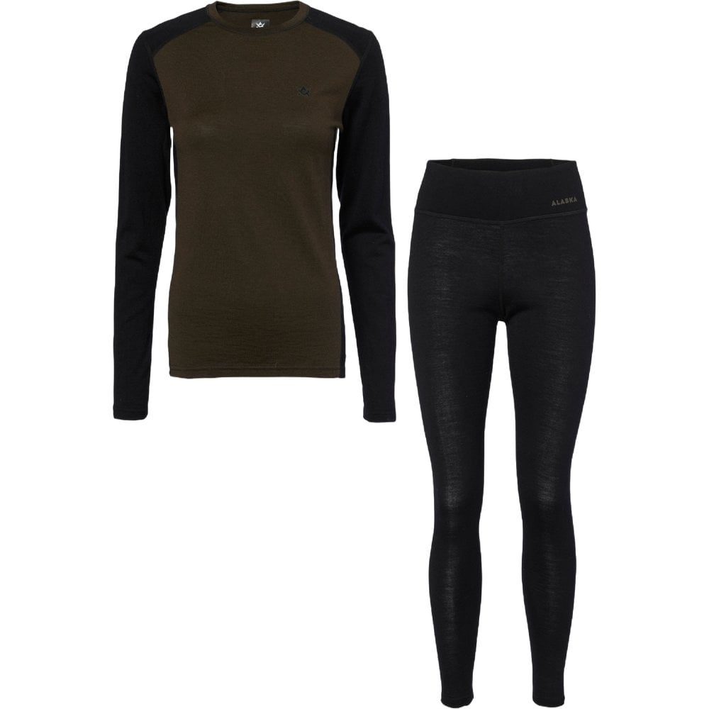 Alaska 1795 Merino Ws Base Layer Set Night Green