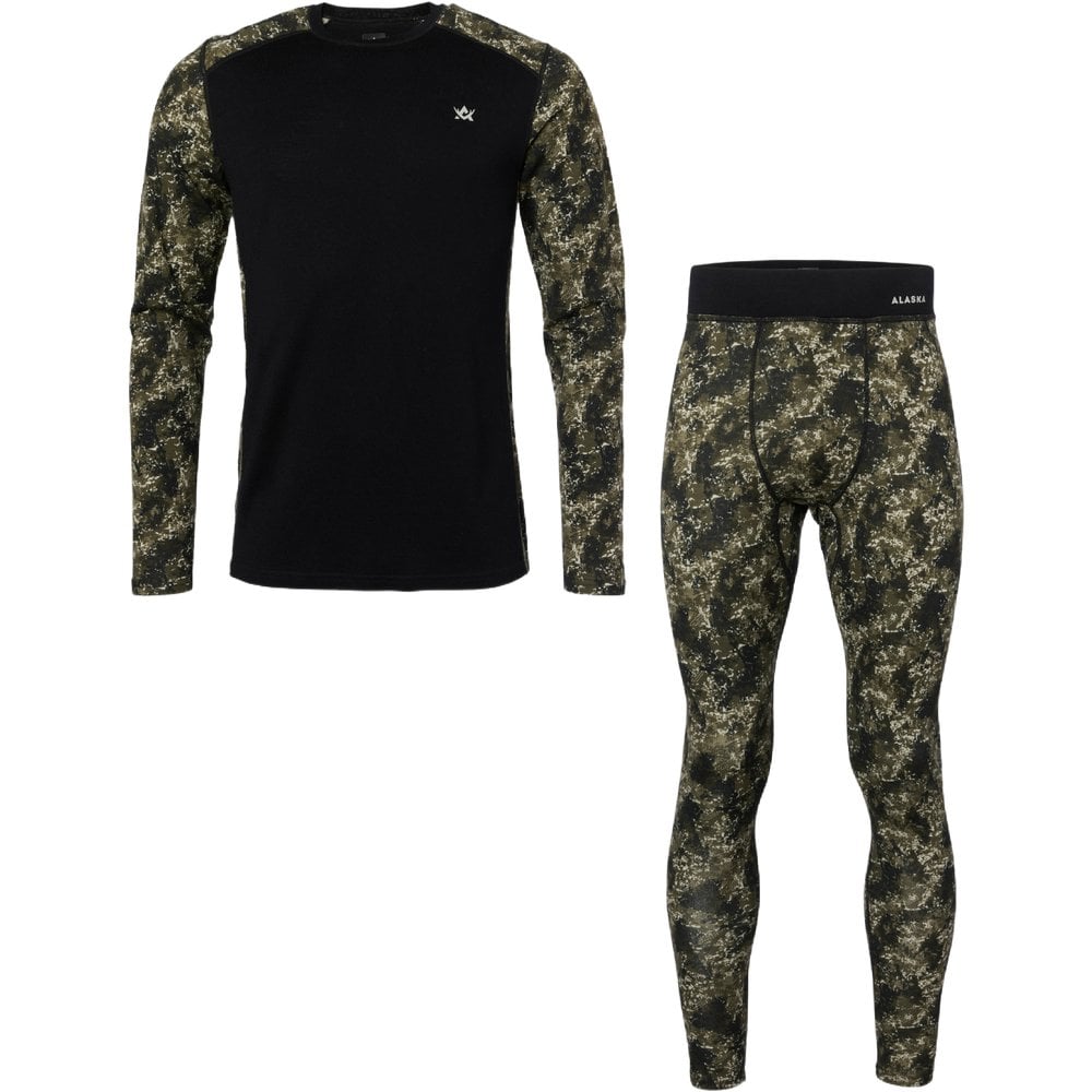 Alaska 1795 Merino Ms Base Layer Set Blindtech Forest