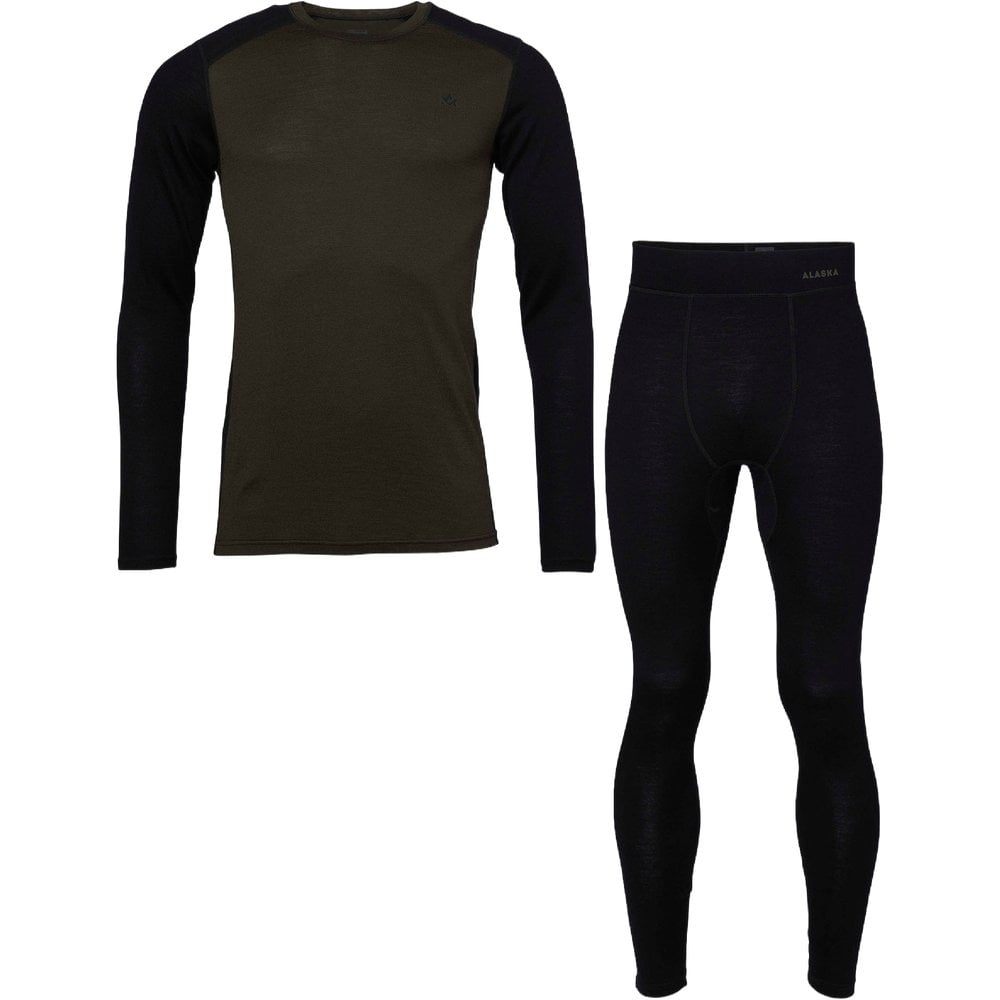 Alaska 1795 Merino Ms Base Layer Set Night Green