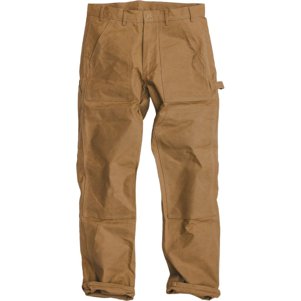Kärret Waxed Workwear Pants Brown