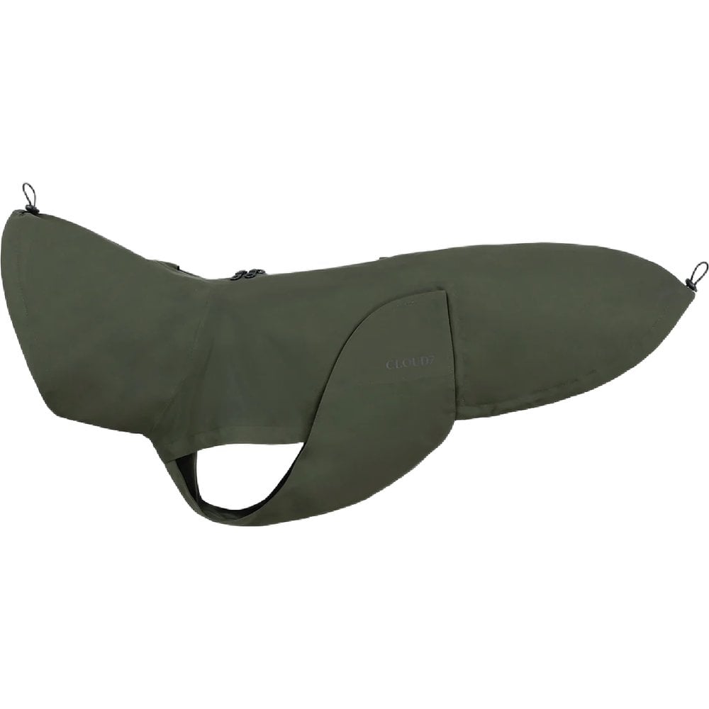 Cloud7 Dog Raincoat Dublin 2.0 Size 6-7 Dark Olive