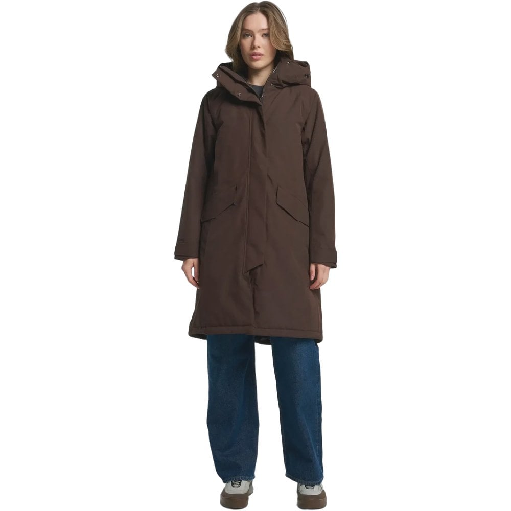 Tenson Aurelia Parka Women Dark Brown