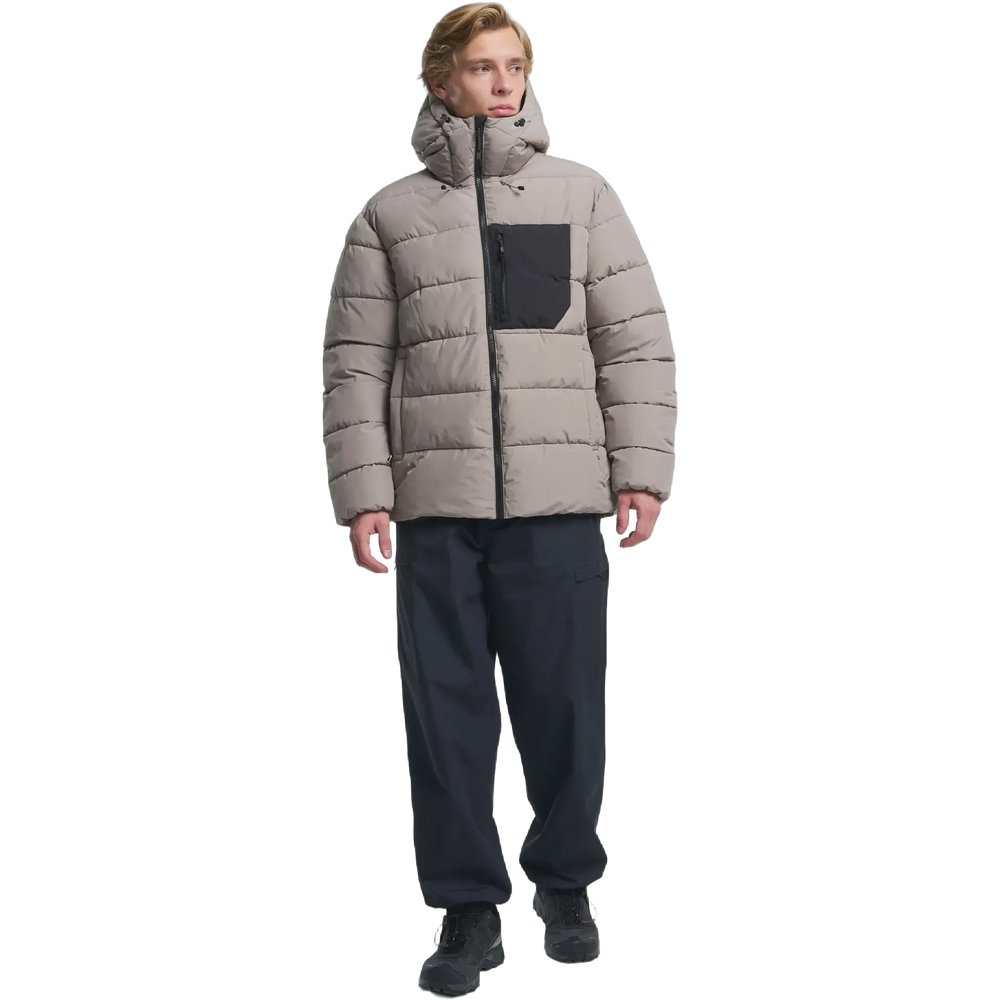 Tenson Colby Puffer Jacket Men Taupe