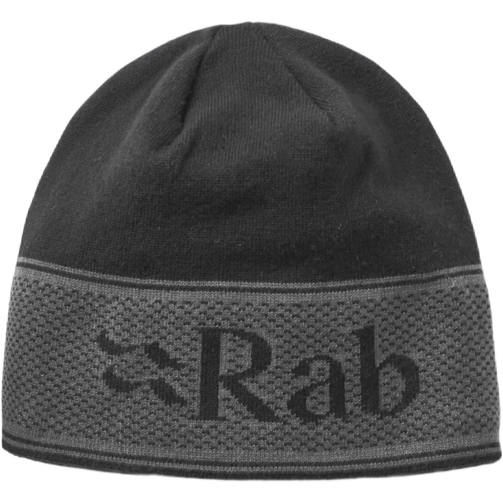 Rab Logo Band Beanie Black/Graphene
